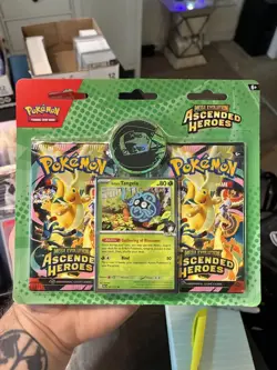 Pokemon TCG: Mega Evolution Ascended Heroes Collection (Erika) 2-Pack Blister - Image 1
