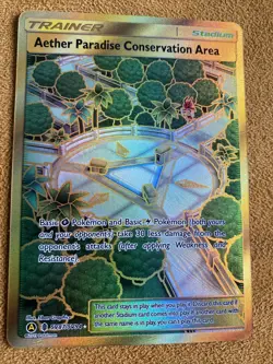 Pokemon Gold Aether Paradise Conservation Area Hidden Fates SV87/SV94 - 2019 TCG - Image 1