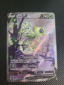 Celebi V 245/264 - Pokemon TCG Fusion Strike Sword & Shield Alternate Art NM/M - Image 1
