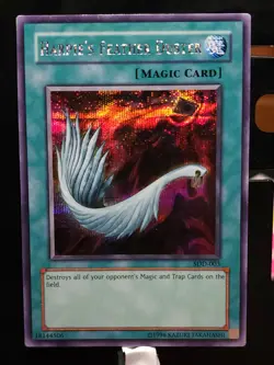 Yugioh! Harpie's Feather Duster, SDD-003, Prismatic Secret Rare - LP - Image 1