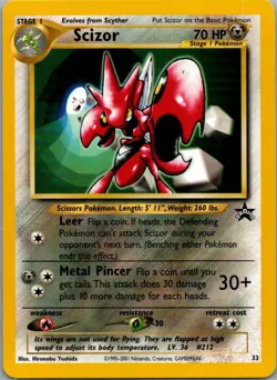 Scizor 33 Promo Wizards Black Star Promos Pokemon Lightly Played - Image 1