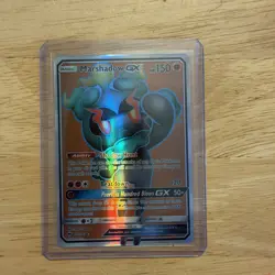 2017 Marshadow GX 137/147 Full Art Ultra Rare Pokemon 2017 Burning Shadows -... - Image 1