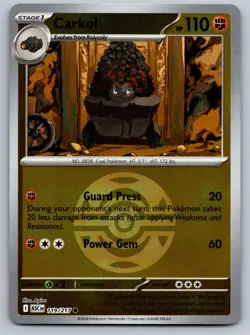 CARKOL (DUSK BALL) 119/217 REVERSE HOLO C POKEMON ASCENDED HEROES NM/M - Image 1