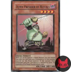 Yugioh Djinn Presider of Rituals SOVR-EN038 Rare LP - Image 1