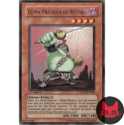 Yugioh Djinn Presider of Rituals SOVR-EN038 Rare 1st Edition LP - Image 1