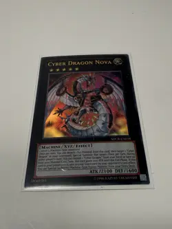 Cyber Dragon Nova SDCR-EN038 Unlimited Edition Ultra Rare Yu-Gi-Oh! Near Mint - Image 1