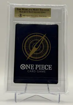 Bandai One Piece A Fist of Divine Speed Monkey.D.Luffy OP11-118 SEC Foil BGS 10 - Image 2