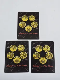 L5R Akodo Shihiro X 3 Lion Clan Card Legend of the Five Rings CCG Dynasty - Image 3