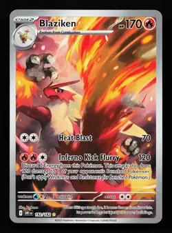 Blaziken 192/182 Illustration Rare Destined Rivals Pokemon Card - Image 1