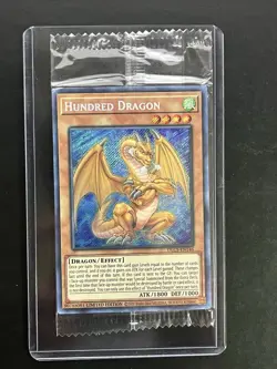 Hundred Dragon Secret Rare DLCS-EN146 Near Mint Yugioh Promo Sealed TCG - Image 1