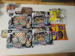 Pokemon 20 Hit Cards-Pokemon Center-Sealed Collection Boxes Lot - Image 1