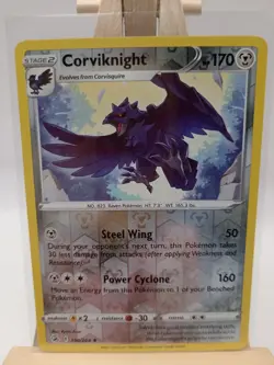 Corviknight Reverse Holo Rare 190/264 Fusion Strike Pokemon Card Pokemon TCG - Image 1