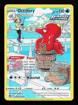 Octillery TG03/TG30 Brilliant Stars Trainer Gallery Pokemon Card - Image 1