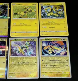 Zeraora Pokemon TCG Mixed 8 Card Lot *Holo Rare Reverse Etc* NM - Image 3