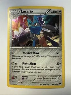 Lucario - 63/124 (Cosmos Holo) Promo Miscellaneous Cards & Products 063/124 NM - Image 1