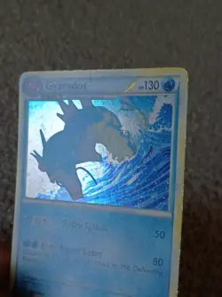 2010 Pokemon Gyarados Cracked Ice Holo Card 4/123 Hydro Splash Hyper Beam - Image 4