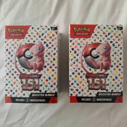 Pokemon TCG 151 Scarlet and Violet 6 Pack Booster Bundle Trading Cards Set x2 - Image 1