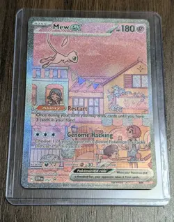 Mew ex 053 Holo Scarlet & Violet 151 Promo Pokemon Card LP - Image 1