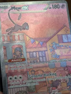 Mew ex 053 Holo Scarlet & Violet 151 Promo Pokemon Card LP - Image 2