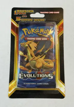 CHARIZARD ART Pokemon TCG XY Evolutions Booster Pack +5 Cards Blister Pack - Image 1