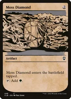 Moss Diamond 448 Showcase Common FOIL Baldur's Gate MTG Near Mint - Image 1