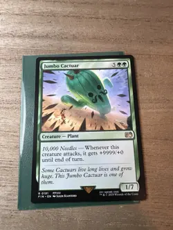 Jumbo Cactuar Final Fantasy Regular 191 MTG - Image 1