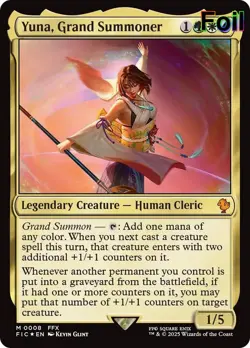 Yuna, Grand Summoner- (NM)-*Foil*-EN-[FIC - 8] - Image 1