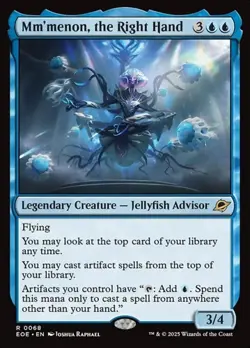 1x Mm'menon, the Right Hand - Foil NM Eng MTG - Edge of Eternities - Image 1