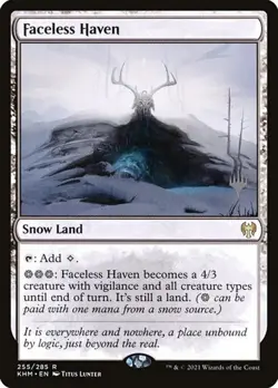 1x Faceless Haven - Promo NM Eng MTG - Kaldheim - Image 1