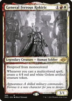 1x General Ferrous Rokiric - Showcase NM Eng MTG - Modern Horizons 2 - Image 1