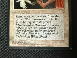 Magic the Gathering Swords to Plowshares 4th Edition LP White Instant MTG - Image 5