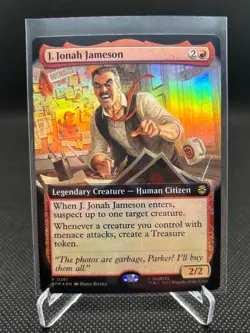 j.johnson jameson borderless foil mtg spiderman - Image 1