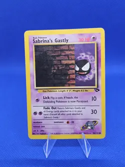 Sabrina's Gastly - 96/132 Gym Challenge - Pokemon TCG - 2000 - Image 1