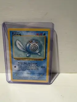 Wizards Pokemon Poliwag Base Set 59/102 Regular Common 40 HP English 1999 - Image 1