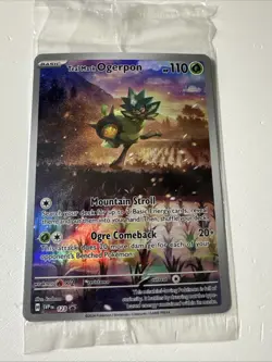 Teal Mask Ogerpon SVP 123 NM/M Twilight Masquerade Sealed ETB Promo Pokemon TCG - Image 1