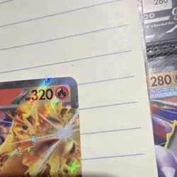 Pokemon TCG Blaziken ex Holo Double Rare 024/159 Sv09: Journey Together 2025 - Image 3