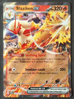Blaziken EX 024/159 🔥 Journey Together Double Rare Holo, Pokemon 2025 (NM/M) - Image 1