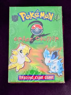 Pokemon Grass Chopper Theme Deck Base Set 2 Factory Sealed - Image 1