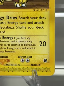Pokemon Electabuzz Expedition Base Set 076/165 Uncommon Regular -NM - Image 4