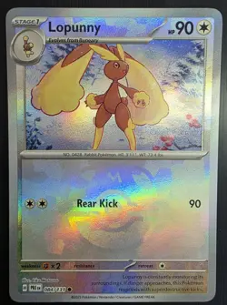 Pokemon TCG Lopunny 084/131 Masterball S&V: Prismatic Evolutions Near Mint - Image 1