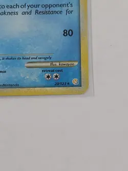 🟥🟨 Pokemon TCG Feraligatr HeartGold SoulSilver 20/123 Holo Promo Cracked Ice - Image 4