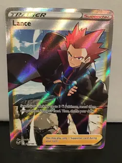Lance 192/195 Pokemon Silver Tempest Holo Ultra Rare Full Art - Image 1