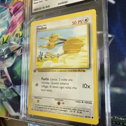2000 Pokemon ITALIAN 1st Edition Base Set Doduo 48/102 CGC 10 Gem MINT - Image 3