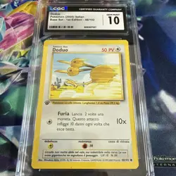 2000 Pokemon ITALIAN 1st Edition Base Set Doduo 48/102 CGC 10 Gem MINT - Image 4
