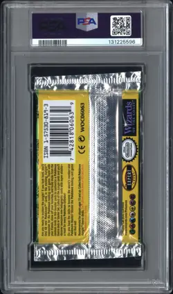 1999 Pokemon Jungle 1st Edition Booster Pack Flareon Art PSA 8 NM-MT Sealed - Image 2