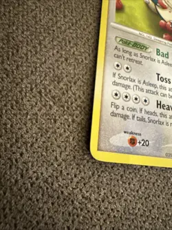 Pokemon Snorlax Rising Rivals Rare Regular Basic 81/111 2009 English - Image 2