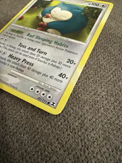Pokemon Snorlax Rising Rivals Rare Regular Basic 81/111 2009 English - Image 5