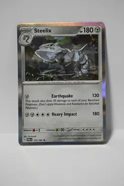 Steelix 125/182 Rare Paradox Rift Pokemon Holo NM - Image 1