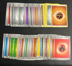75 Basic Energy Cards - Various Years and Sets- Pokemon Energy Lot - Image 1