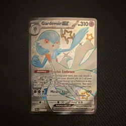Pokemon Gardevoir ex 217/091 SV: Paldean Fates Shiny Ultra Rare Holo Full Art - Image 1